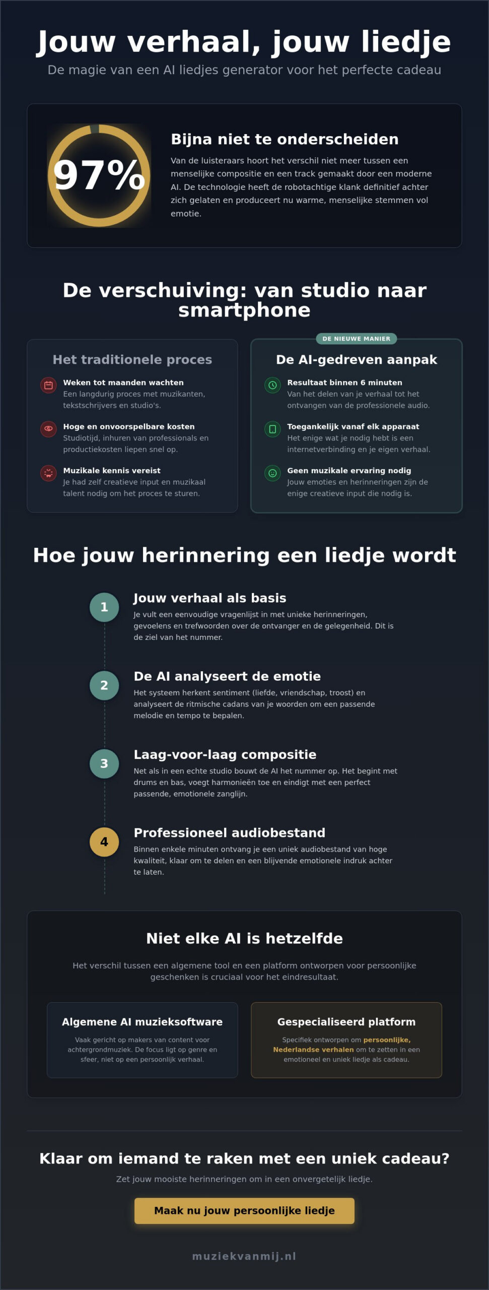 De opkomst van de AI liedjes generator: hoe je in minuten een uniek cadeau maakt