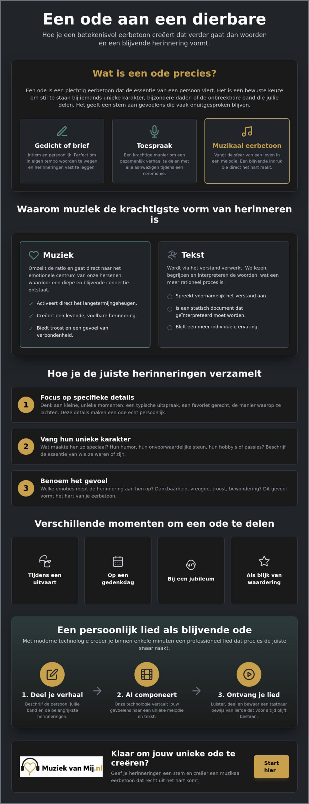 Een ode aan een dierbare: zo breng je een uniek eerbetoon in muziek